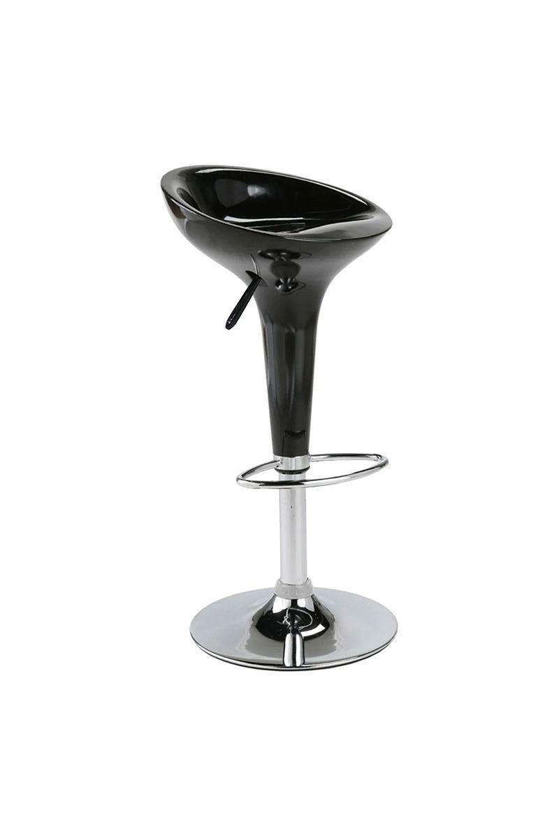 Pack 2 - Piso Bar Regulable Taburete Estilo Retro - Negro-2