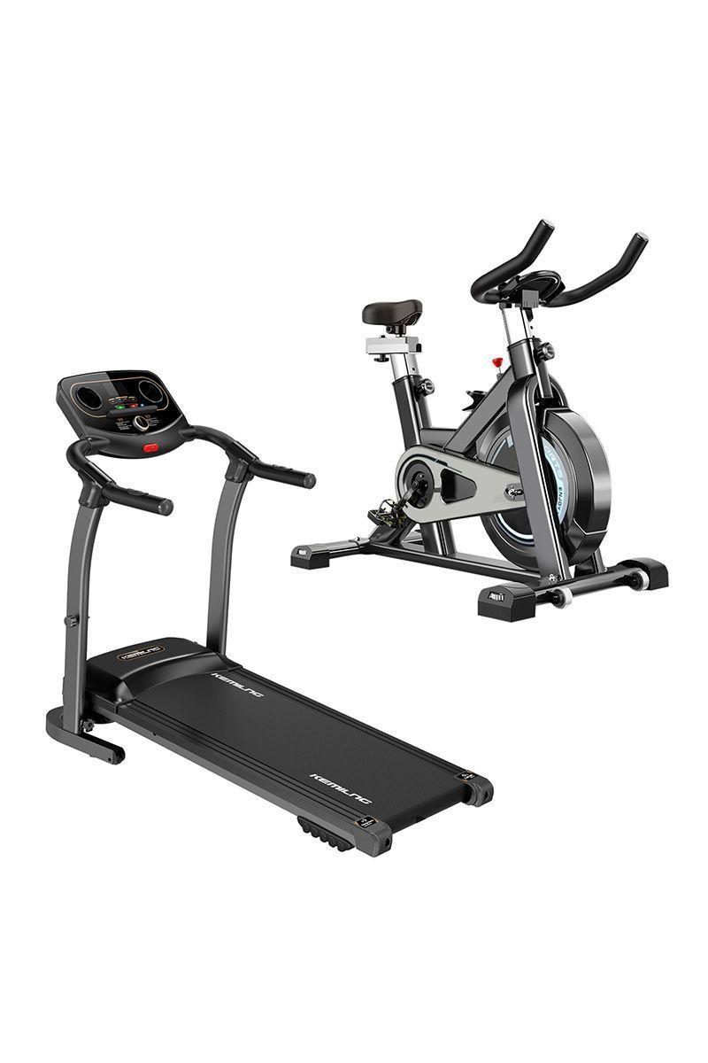 Pack Trotadora M201 + Spinning Pro Negro-0