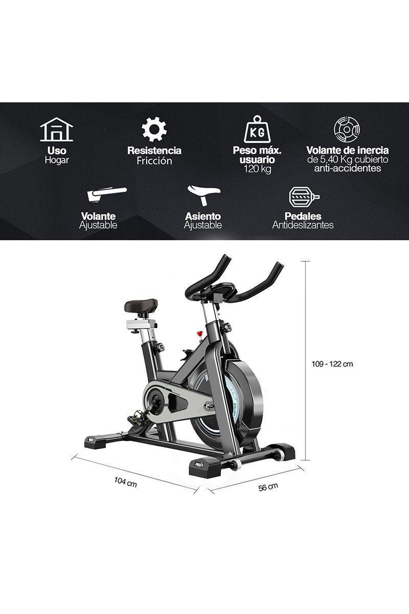Pack Trotadora M201 + Spinning Pro Negro-2