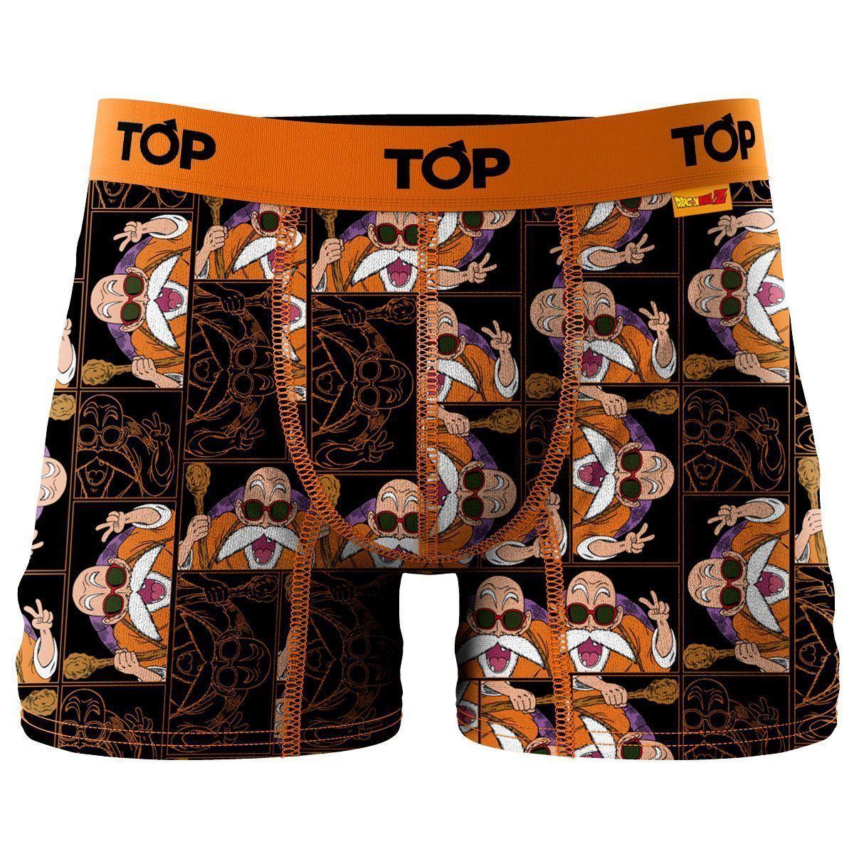 Pack 3 Bóxer Medio Algodón Dragon Ball Z Top Maestro Roshi-1