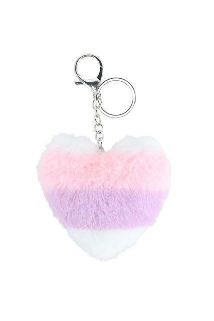 Llavero Rosado Pastel Heart i-D-0