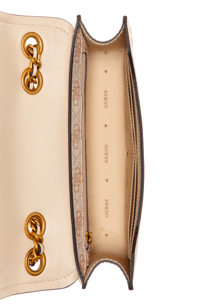 Cartera Izzy Convertible Xbody Flap Crema Guess-2