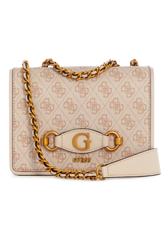 Cartera Izzy Convertible Xbody Flap Crema Guess-0