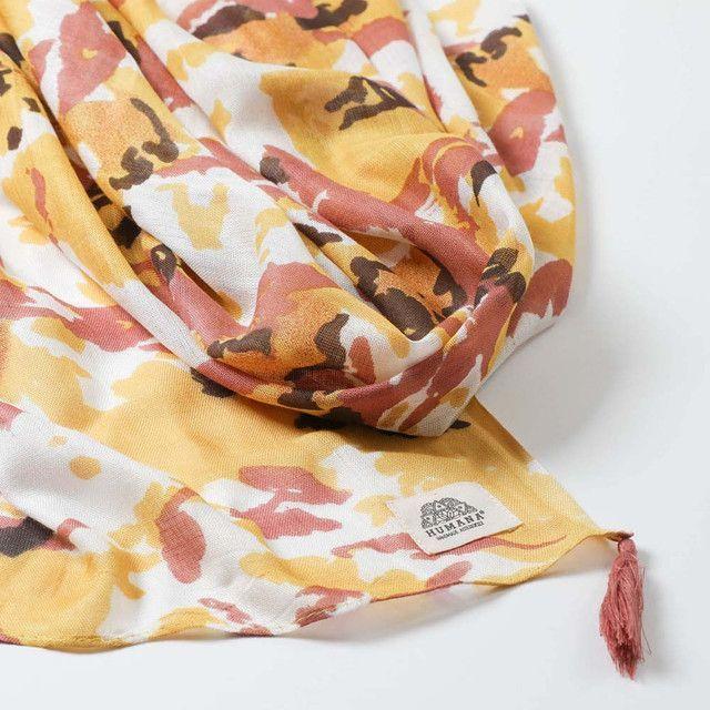 Pañuelo Estampado Amarillo Marcial Humana-1
