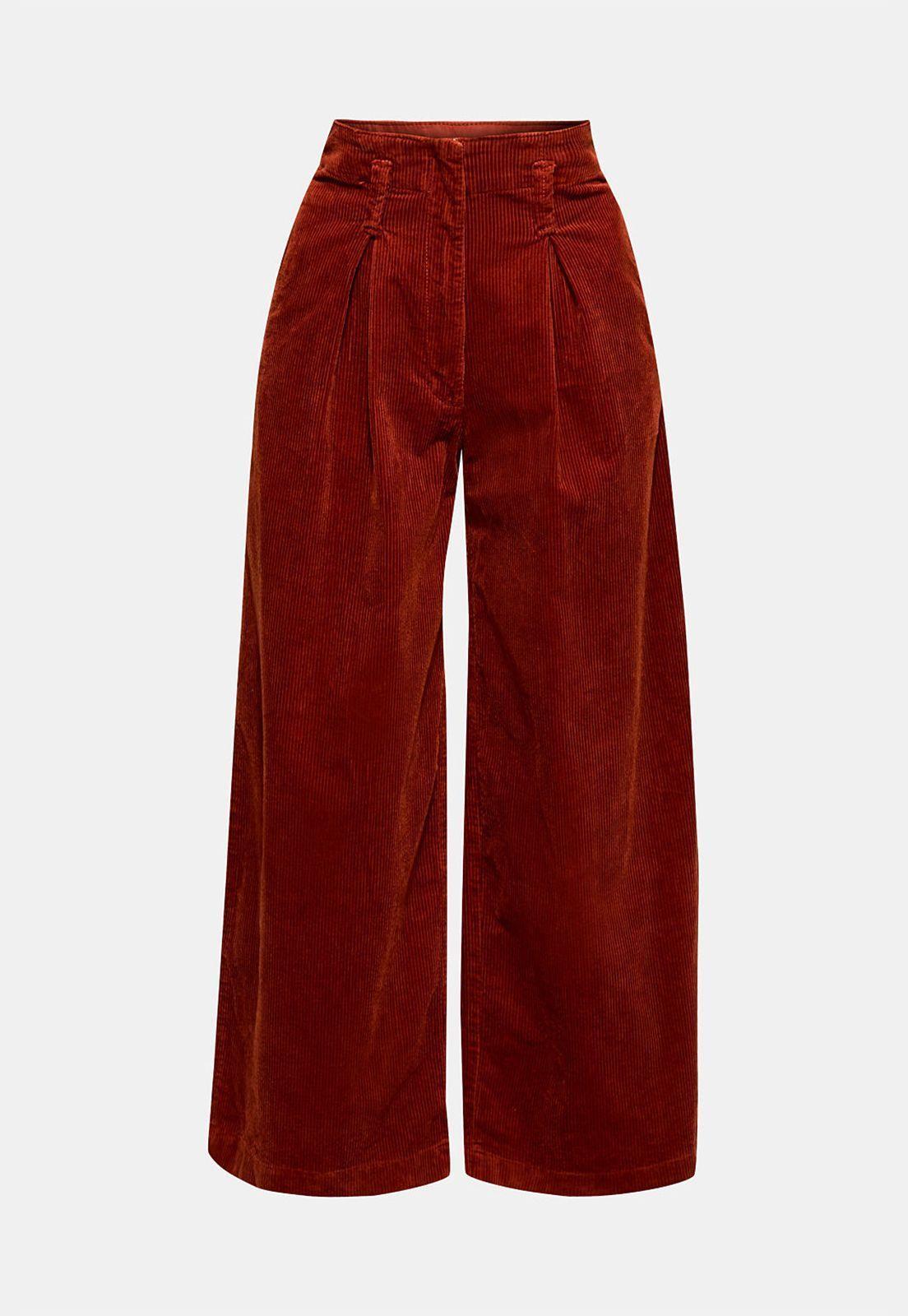 Pantalón Mujer Culotte De Cotelé Esprit-3