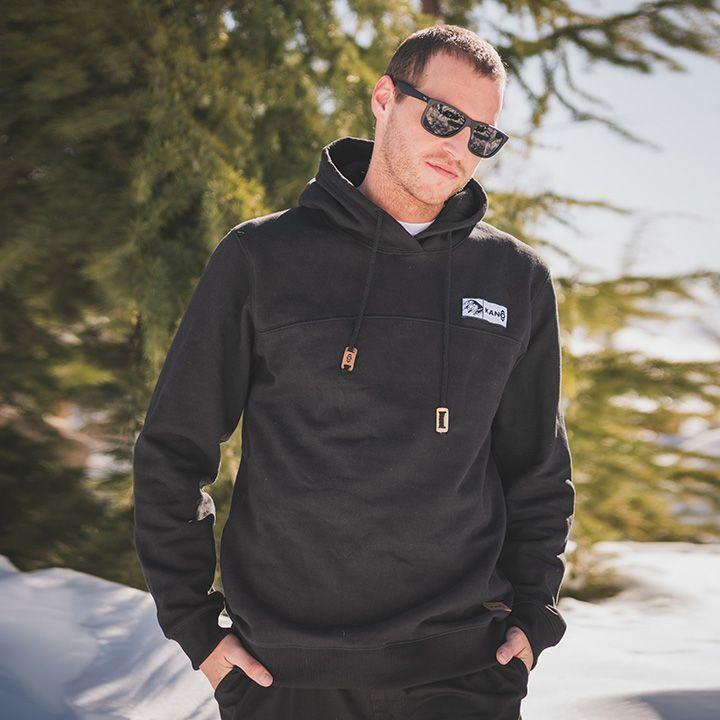 Polerón Negro / Ropa Kano / Poleron con gorro-3