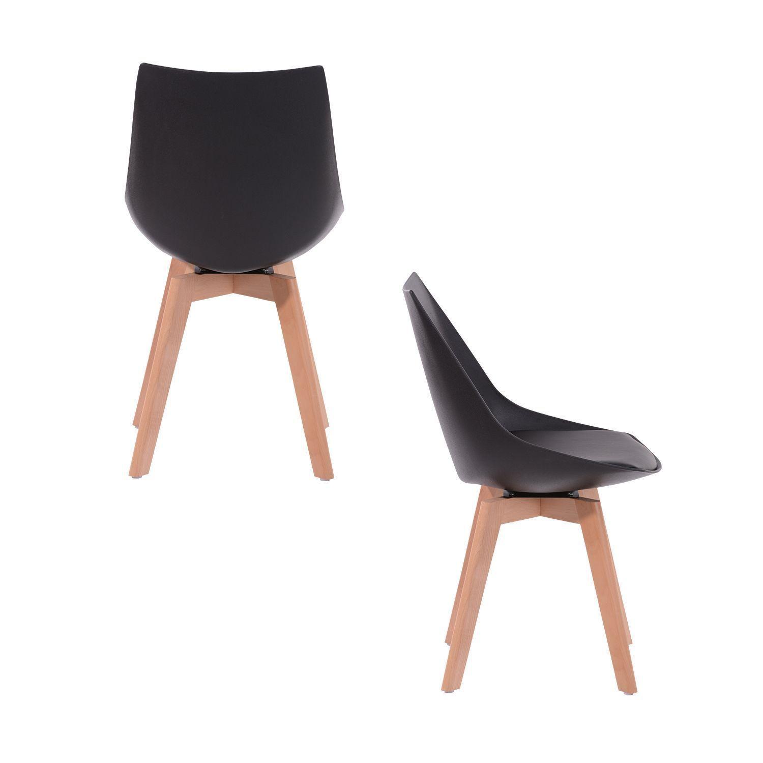 Pack 4 Sillas de Comedor Otawa Negro-3