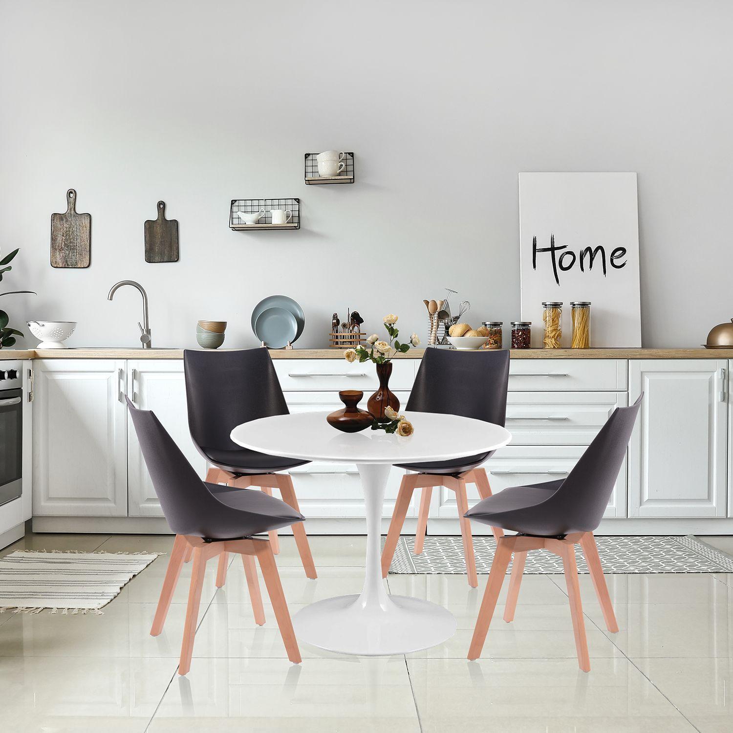 Pack 4 Sillas de Comedor Otawa Negro-5