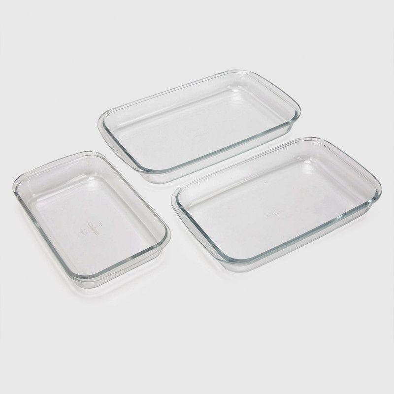 Set 4 Asaderas De Vidrio AH106 - ArtHome-1
