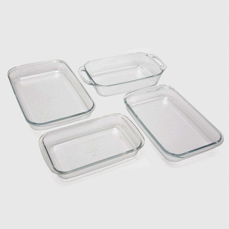 Set 4 Asaderas De Vidrio AH106 - ArtHome-0