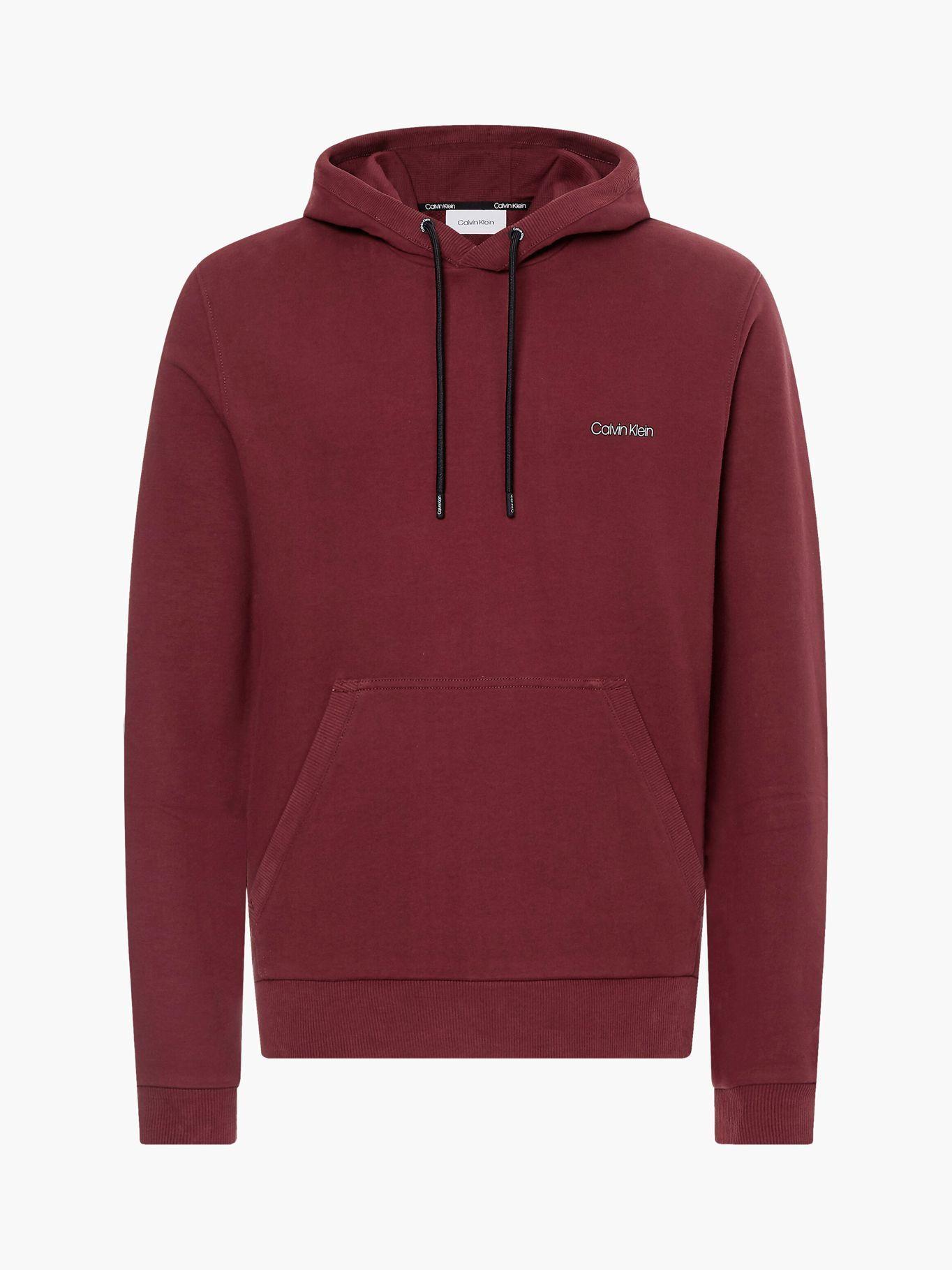 Polerón Small Chest Logo Hoodie Burdeo Calvin Klein-4