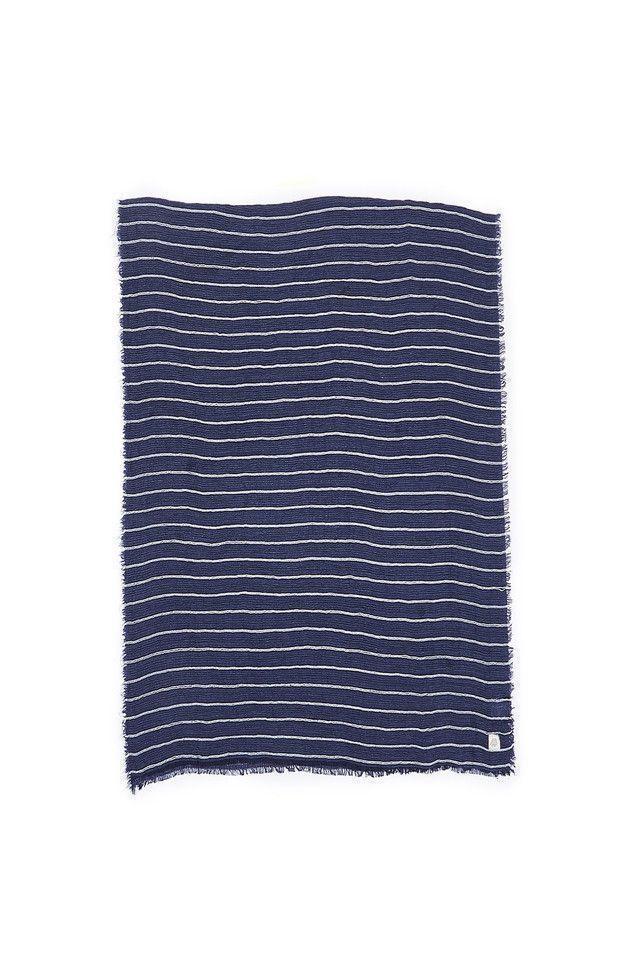 Pañuelo Lineas Azul Naval Humana-0