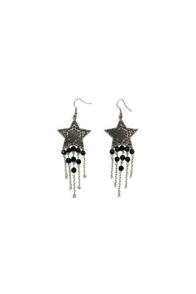 Aros Largos Plateados Black Nitro Stars Humana-0