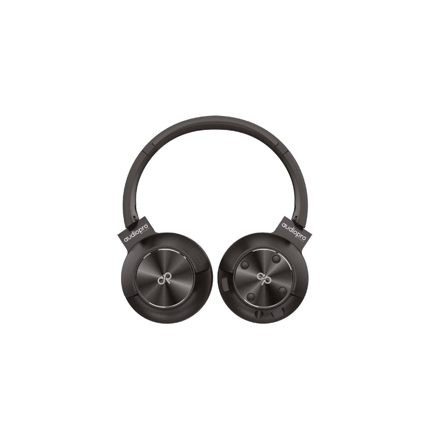 Audífonos Bluetooth Y 3.5mm Radio Fm Negro - Puntostore-0