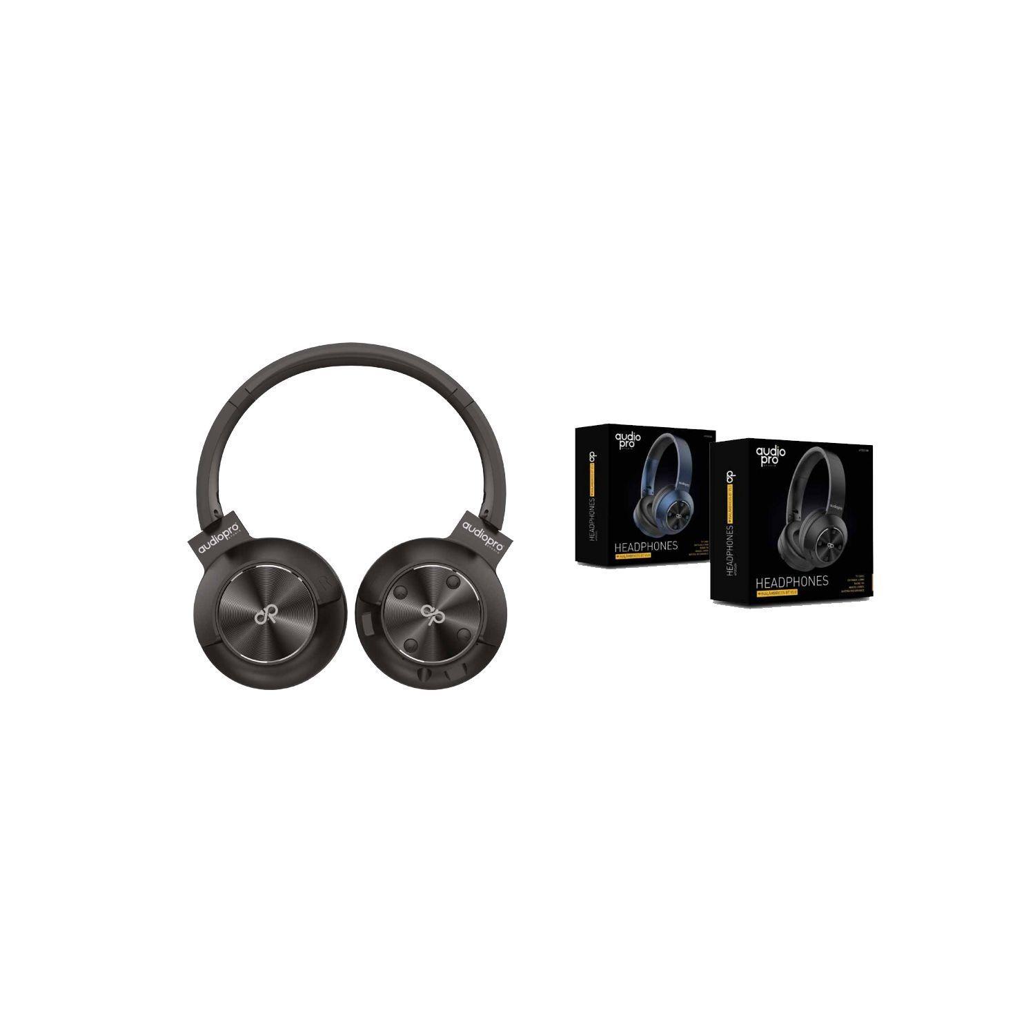 Audífonos Bluetooth Y 3.5mm Radio Fm Negro - Puntostore-1