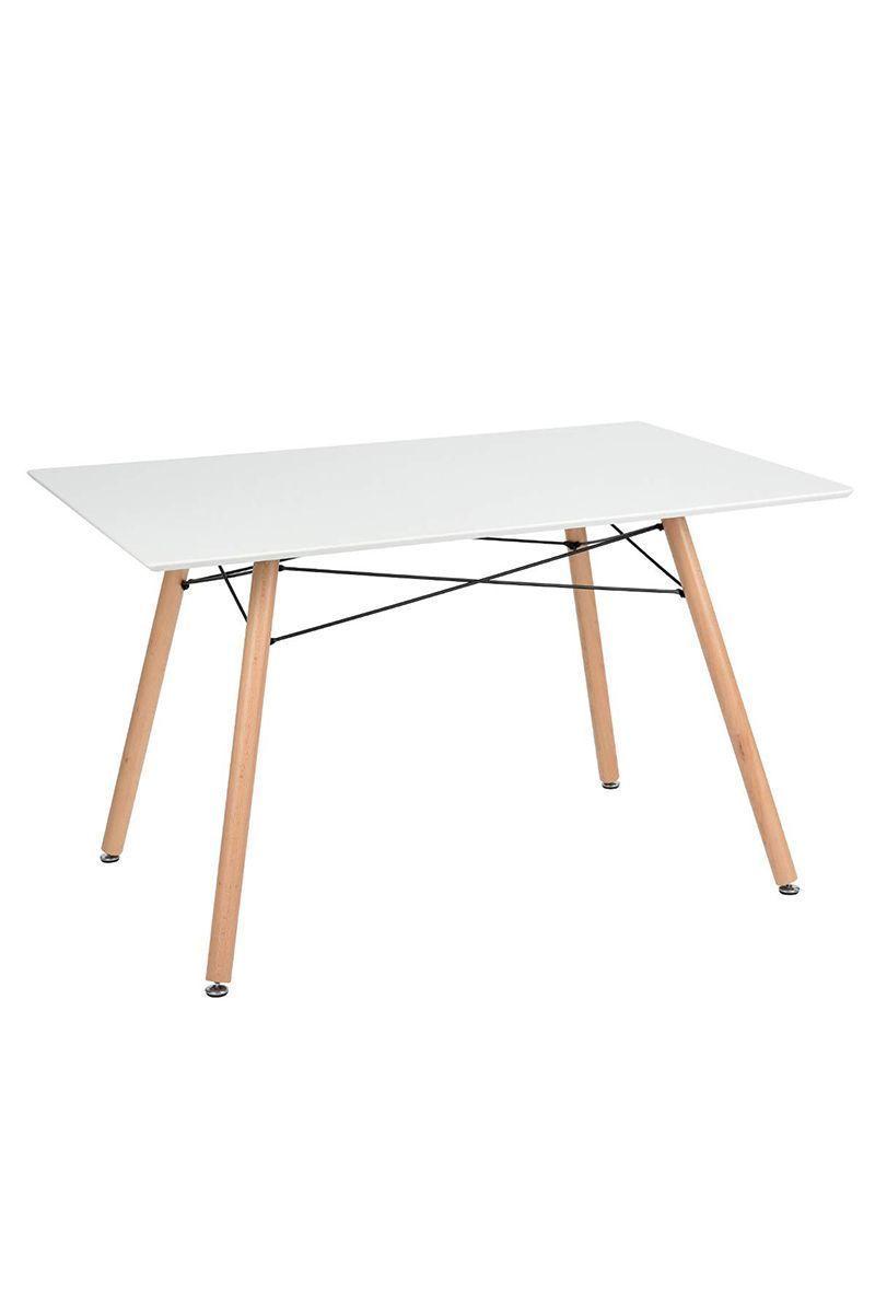 Mesa Eames 120 x 80 cm Estilo Nórdico - Blanco-0