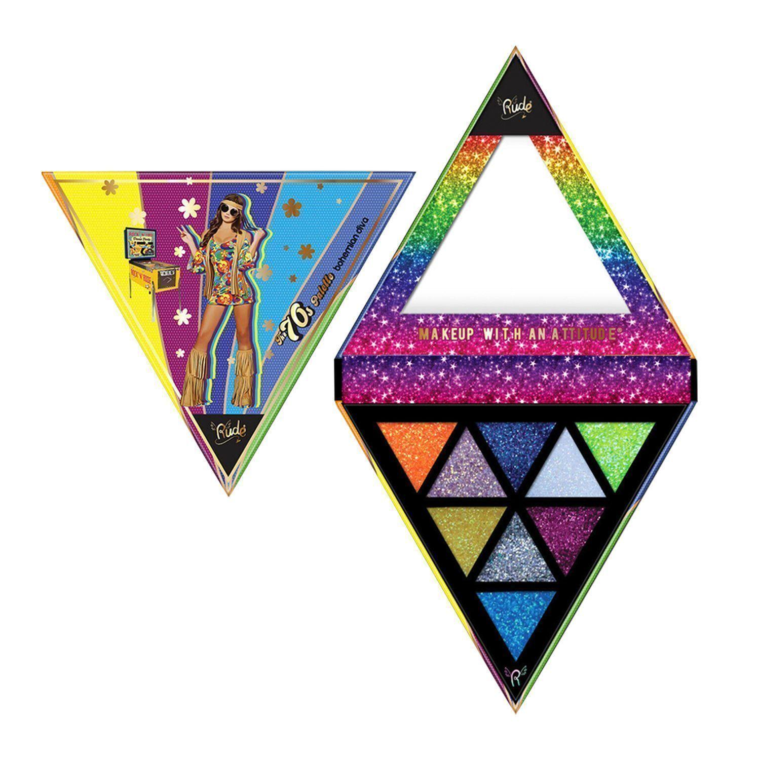 Paleta De Sombras "Bohemian Diva" Colección Los 70´ Rude Cosmetics-0