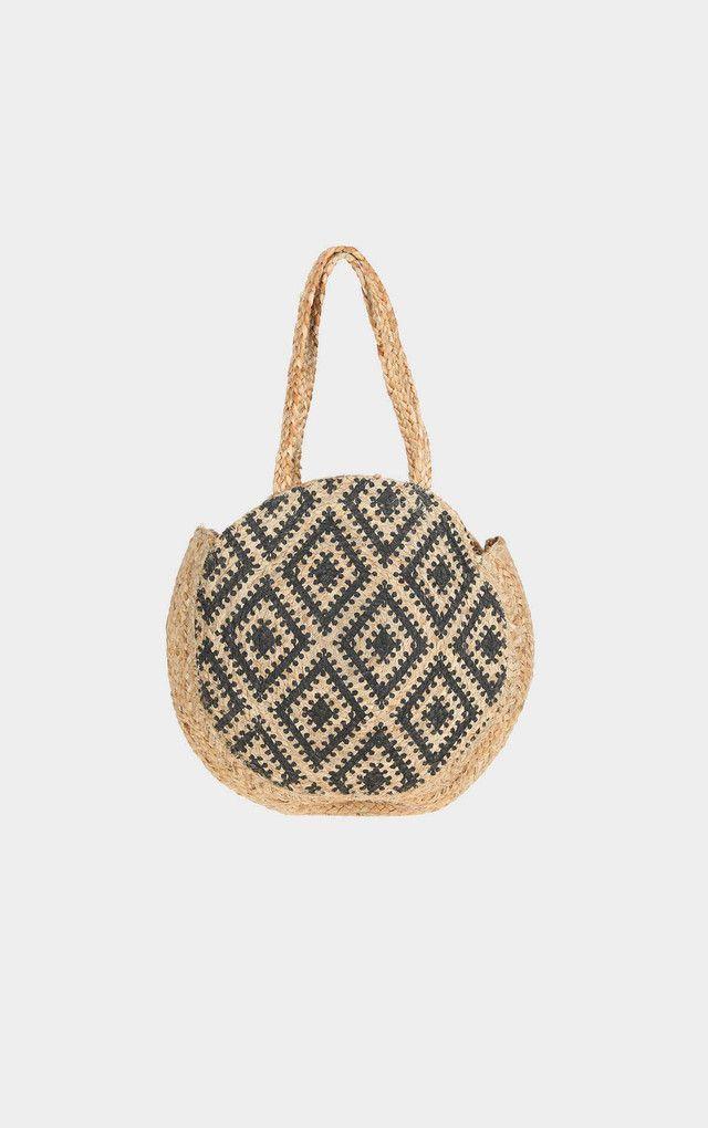 Cartera Hombro Mosaic Beige Humana-0