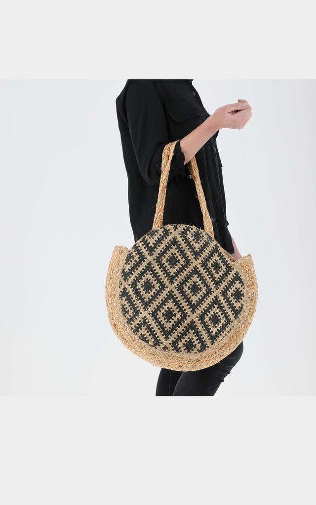 Cartera Hombro Mosaic Beige Humana-3