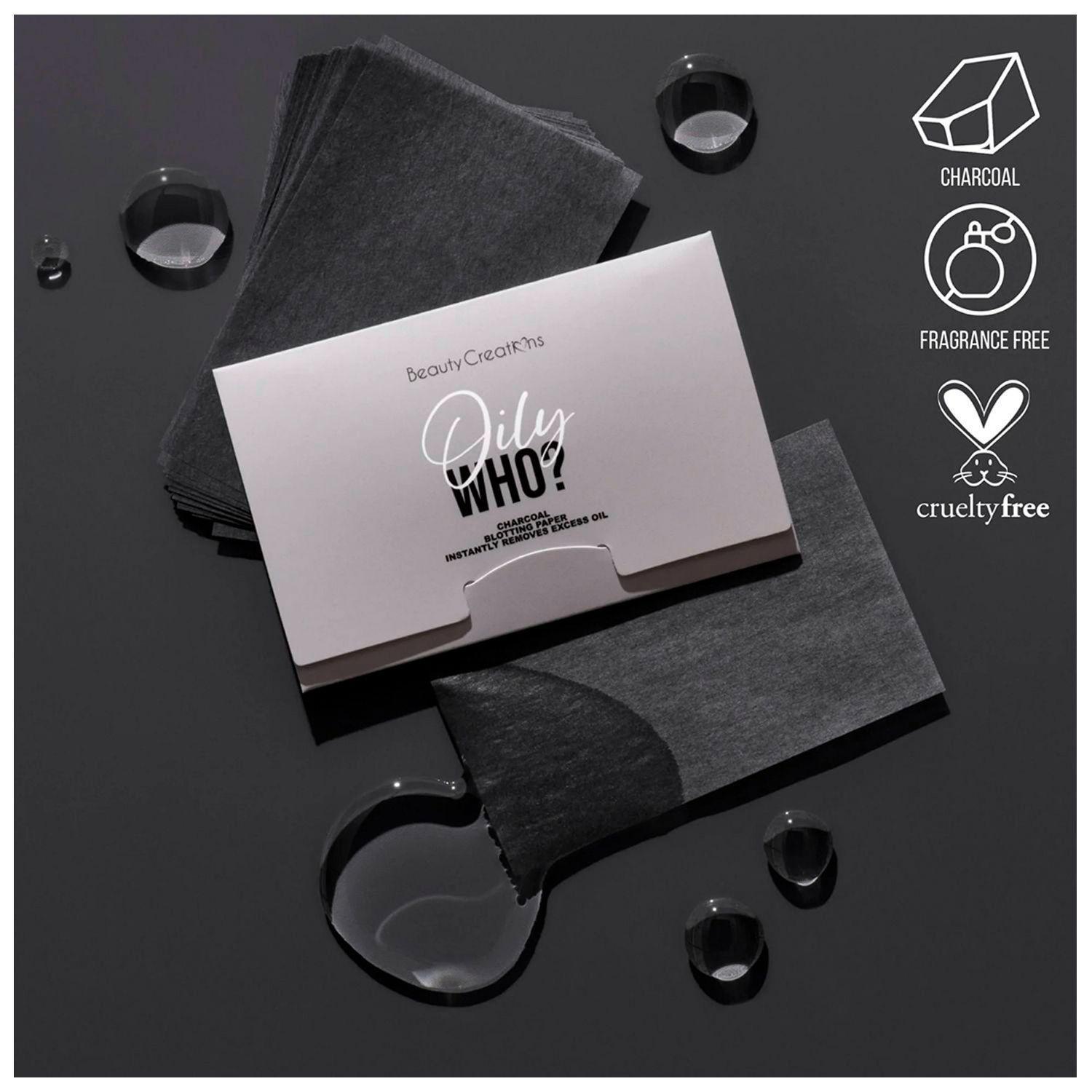 Papel Matificante Carbón Oil Who? Beauty Creations-1