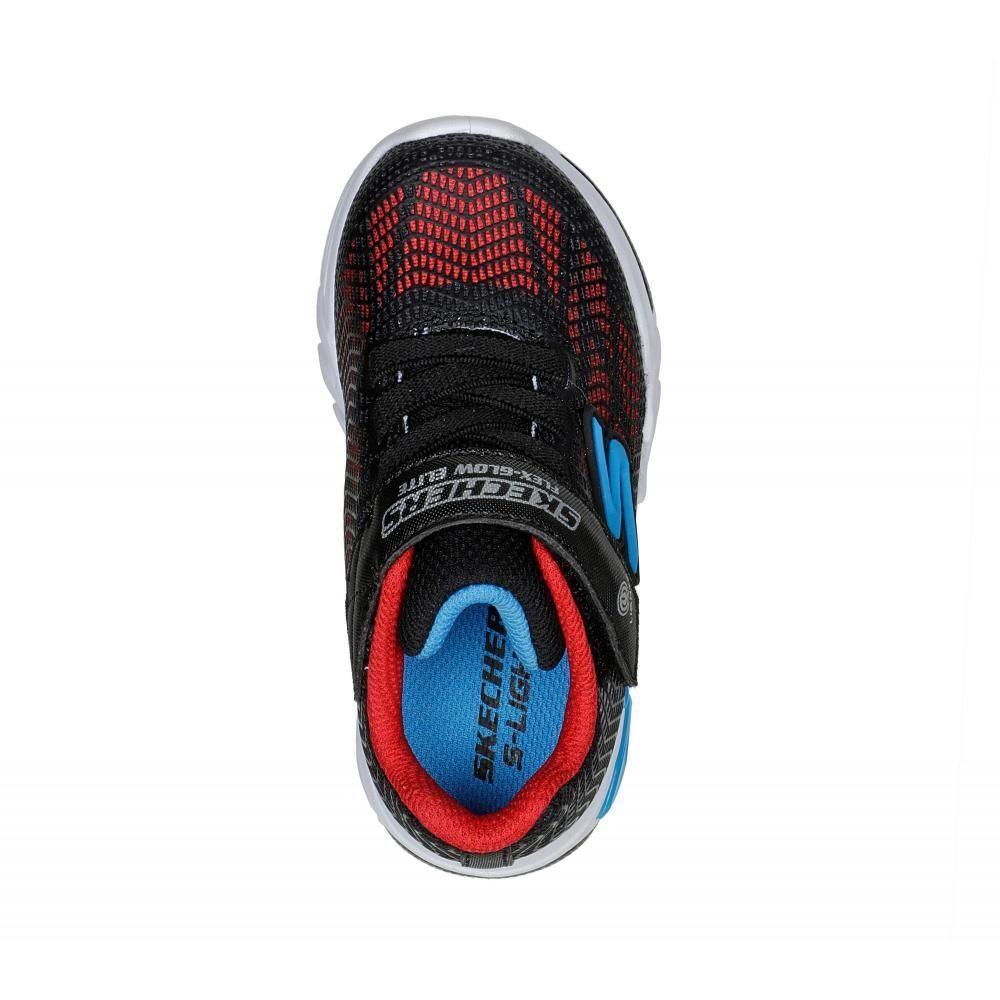 Zapatilla Niño FlexGlow Elite Negro Skechers-1