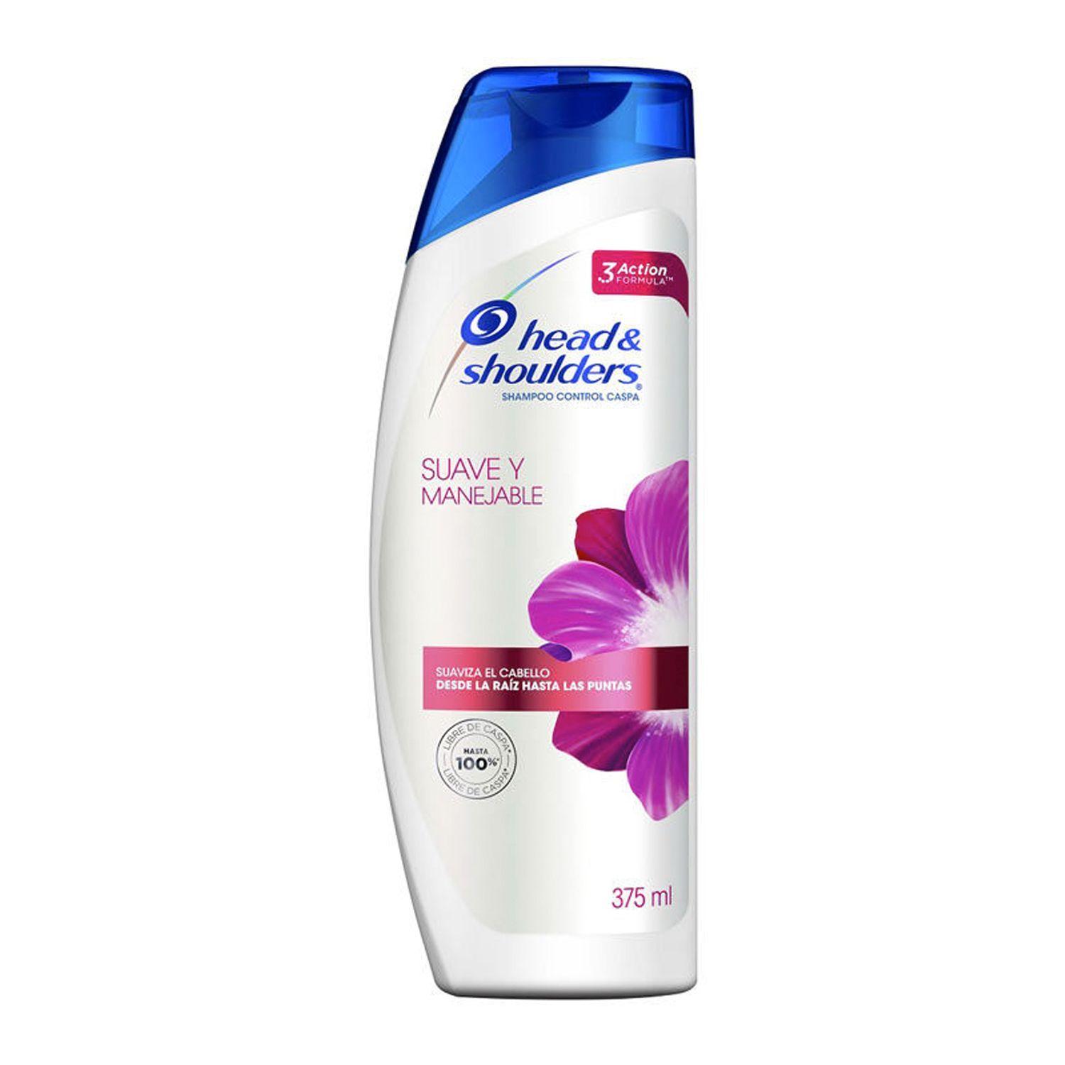 Head & Shoulders Shampoo Anticaspa Suave y Manejable 375mL-0