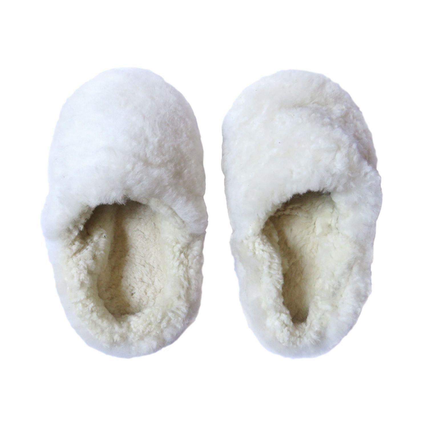 Pantufla De Lana De Oveja Caña Baja-0
