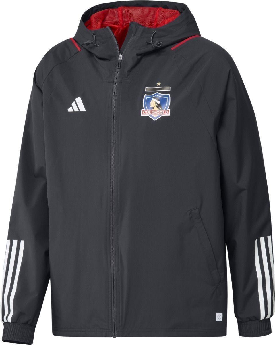 Chaqueta Colo Colo 2023 All Weather Gris Original adidas-0
