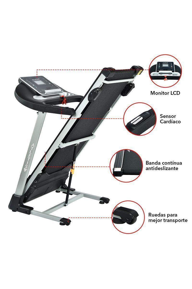 Trotadora Atletis Fit BS8250 MP3 USB Negro-3