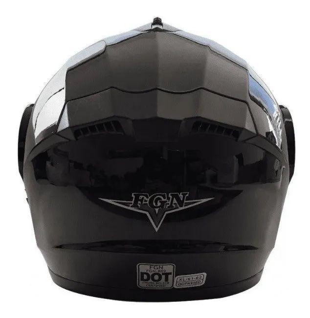 Casco Abatible Con Lente Fgn Certificación Dot   (XL)-1