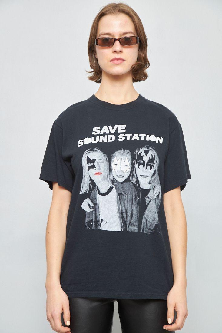 Polera casual reciclado negro fruit of the loom talla-0