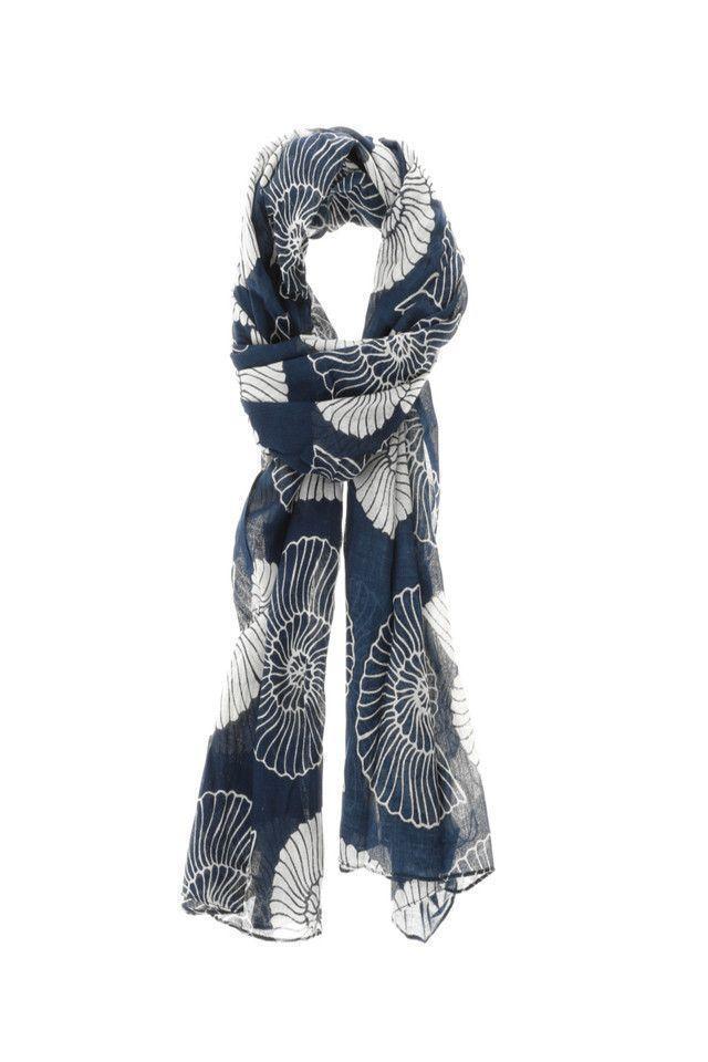 Pañuelo Caracola Azul i-D-0