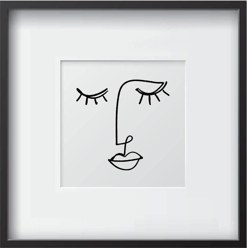 Set 4 Cuadros Retratos Minimalistas 30X30-4