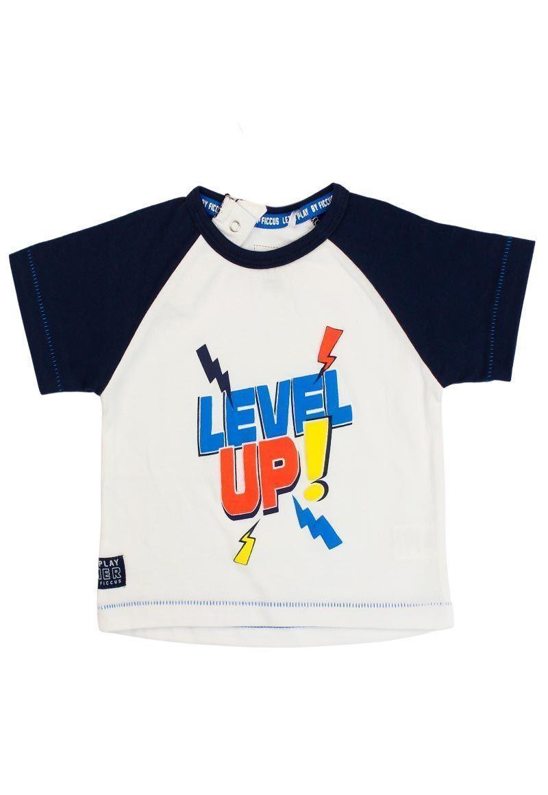 Polera Bebé Niño M/ Raglan Funny Ficcus-0