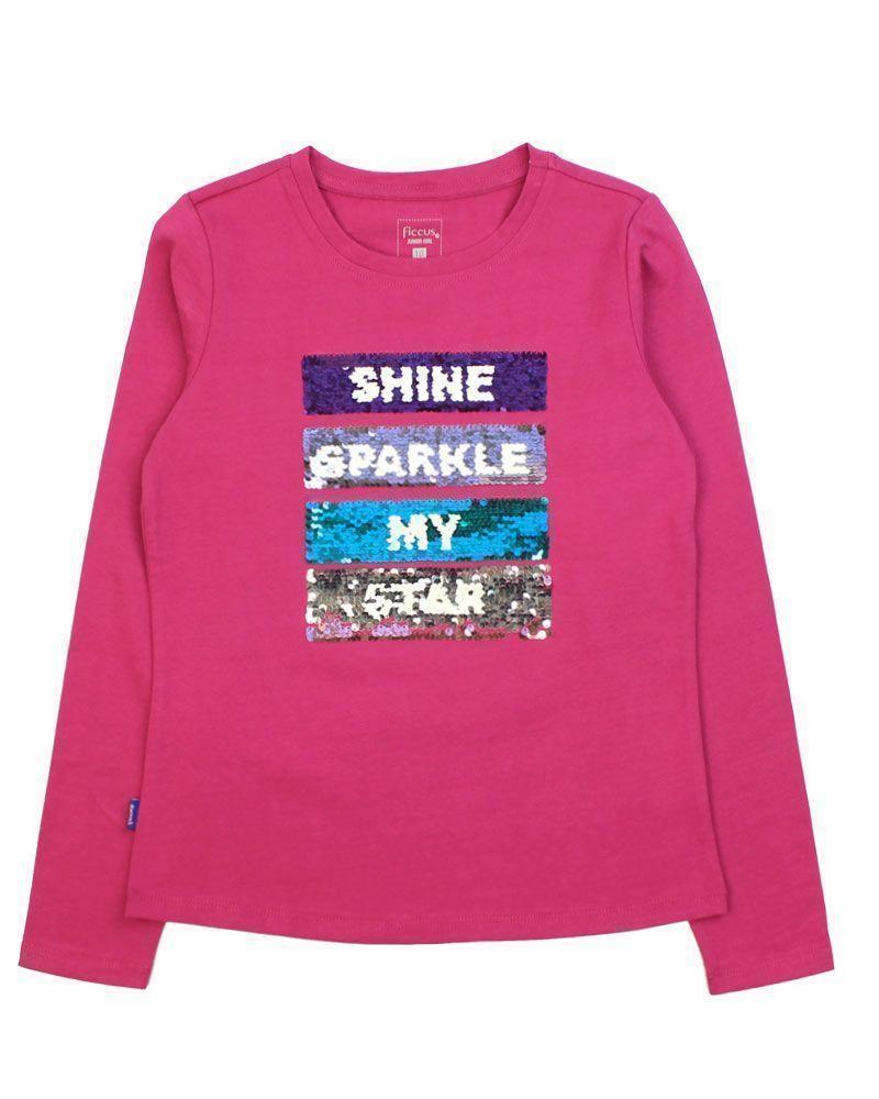 Polera Jr Niña Lentejuelas Day To Day Ficcus-0