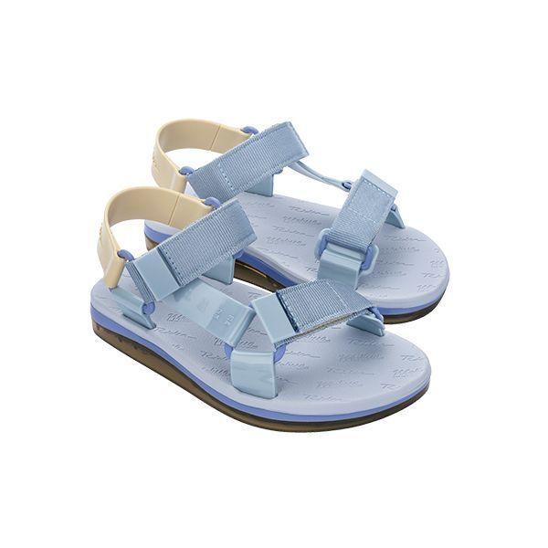 Sandalia Papete Rider Azul Amarillo Melissa-1
