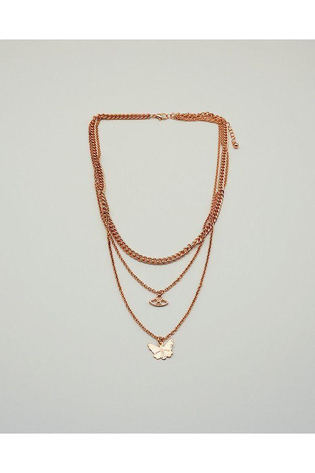 Collar Corto Ojo Rose Gold I-D-0