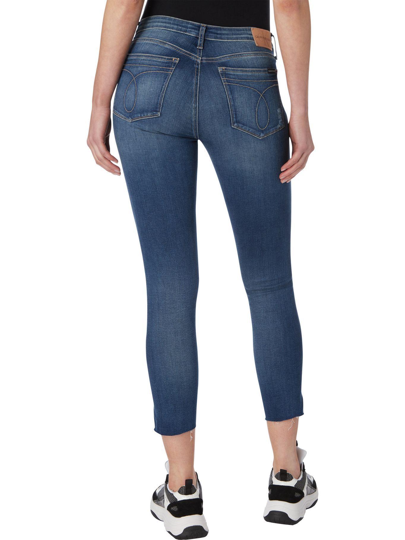Jeans Ckj 011 Mid Rise Skinny Ankle 1A4 Azul Calvin Klein-1