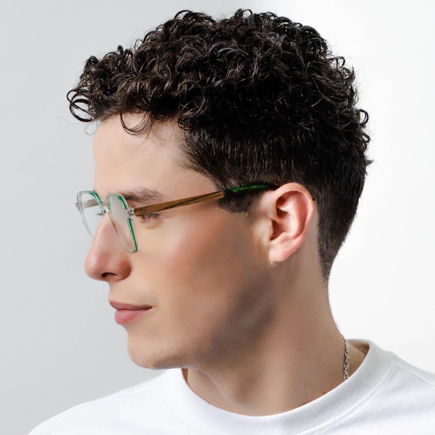 Lentes Ópticos Cuadrados Frutillar Talla única Verde-2