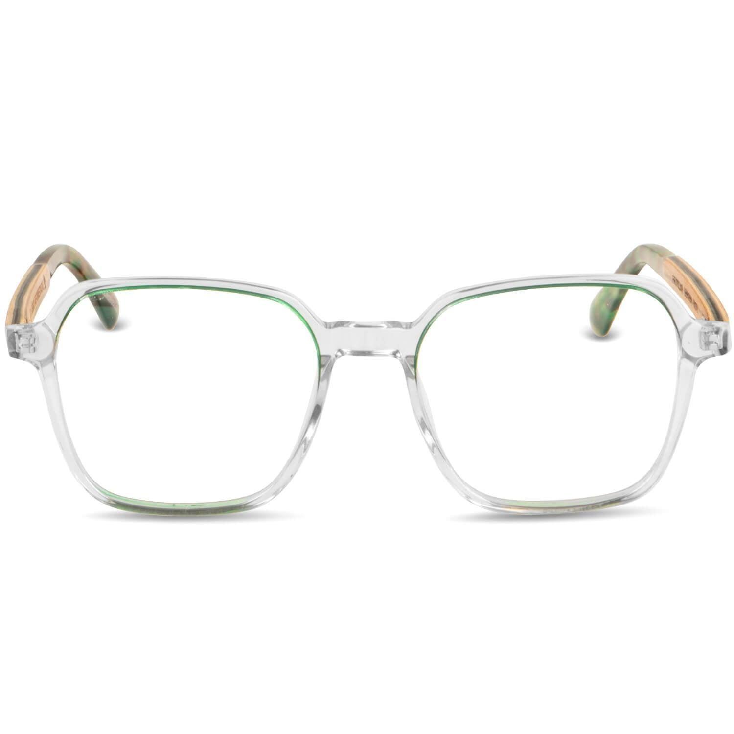 Lentes Ópticos Cuadrados Frutillar Talla única Verde-1