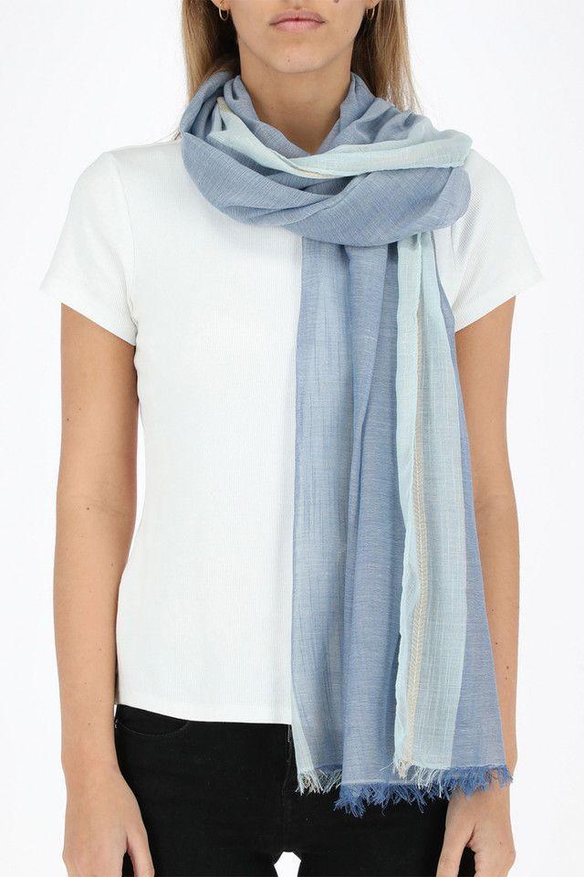 Pañuelo Liso Celeste Beachcomber Espiga Humana-2