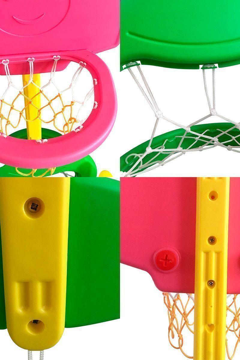 Ranita Infantil con Aro de Básquetbol y Arco Verde-4