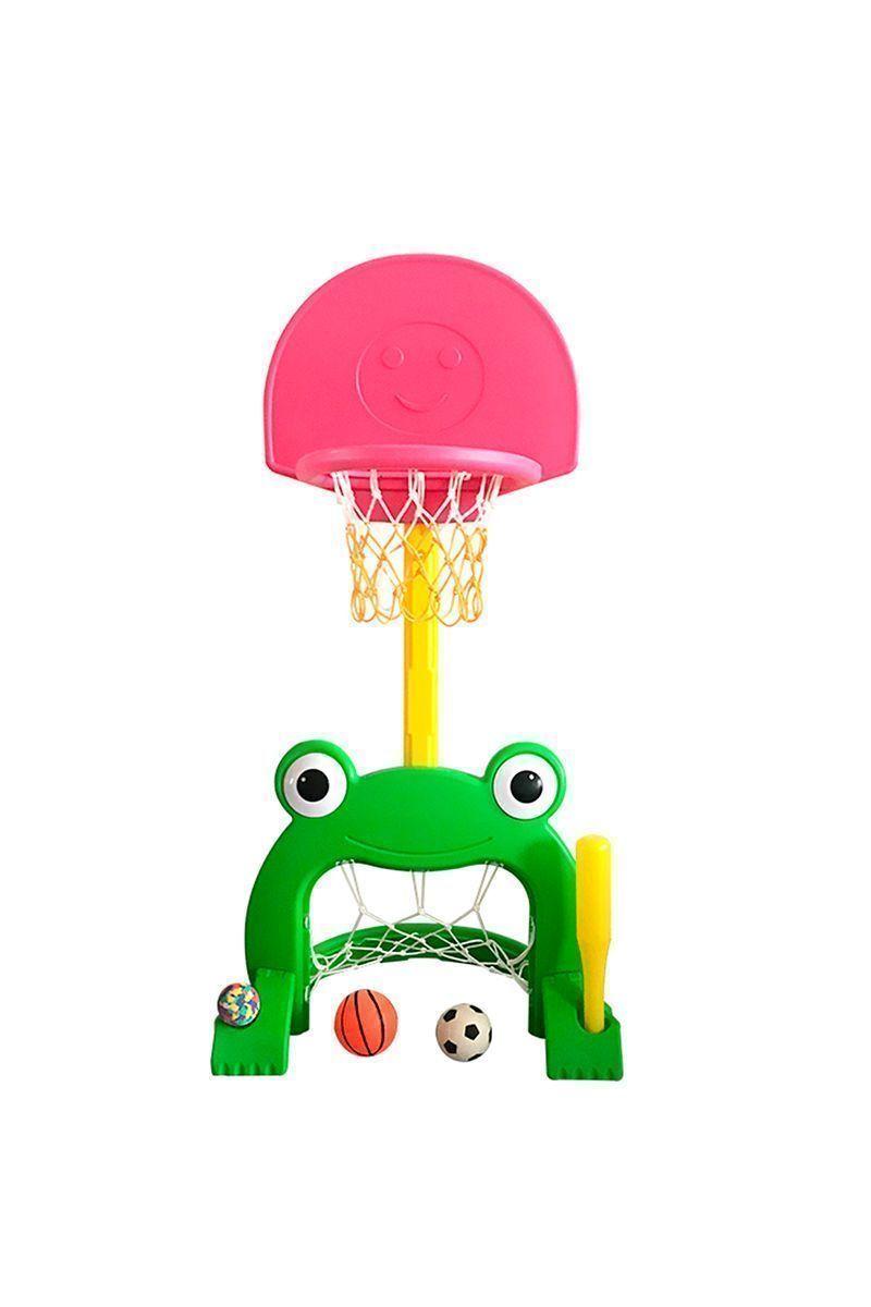 Ranita Infantil con Aro de Básquetbol y Arco Verde-0