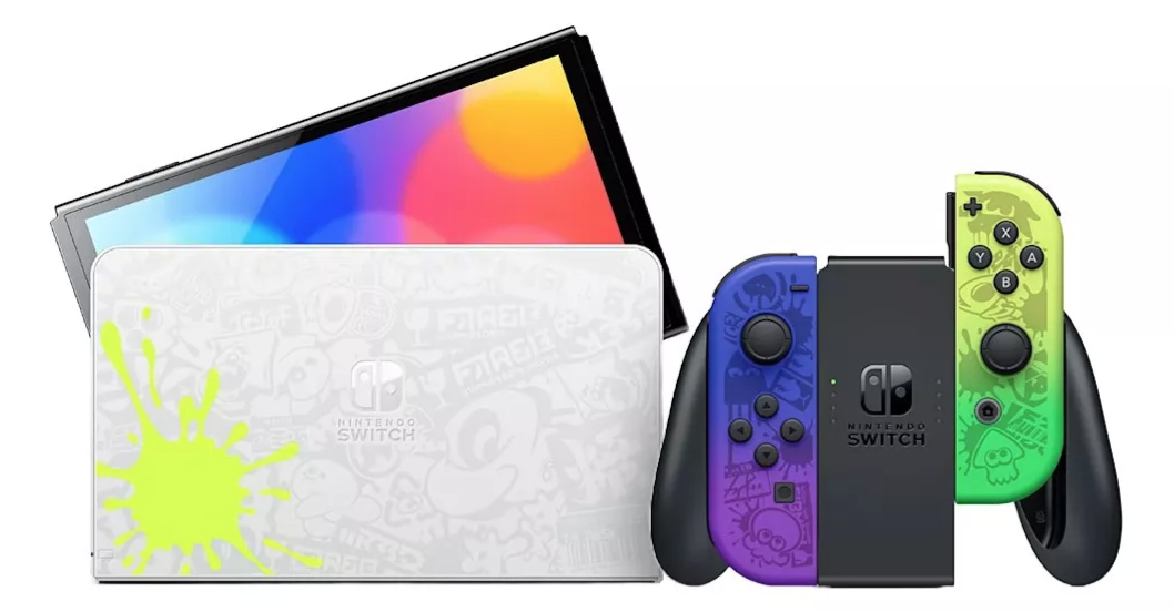 Consola Nintendo Switch Oled Splatoon 3 Edition - -3