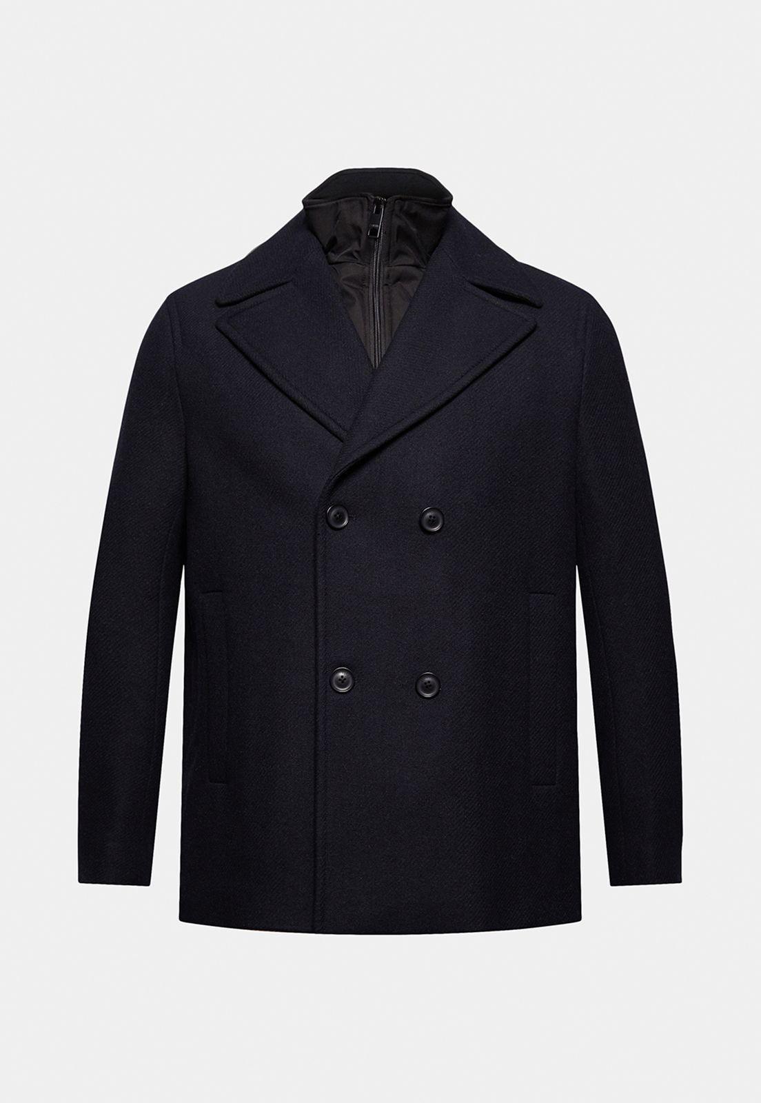 Chaqueta En Mezcla De Lana Esprit-3
