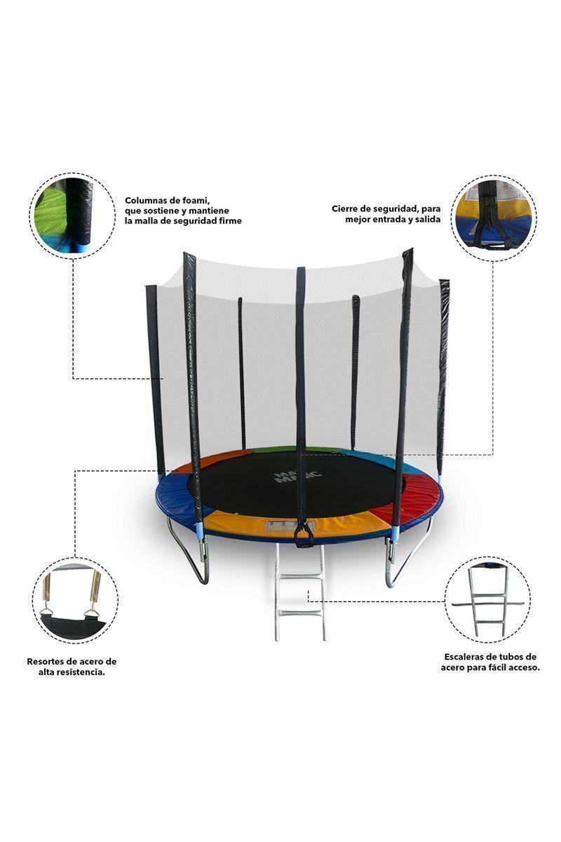 Cama Elástica Trampolín para Niños 8 FT 244 cm-3