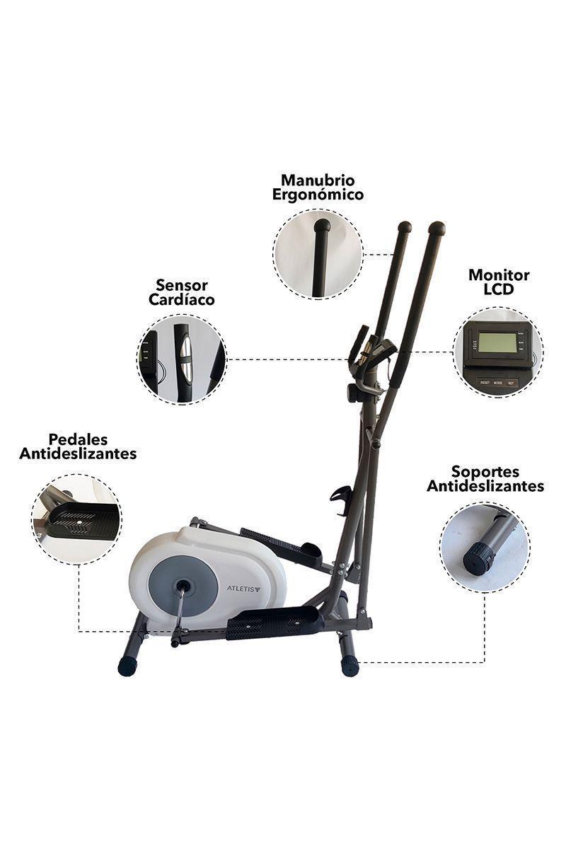 Bicicleta Elíptica Atletis YQ-2302B Gris-3