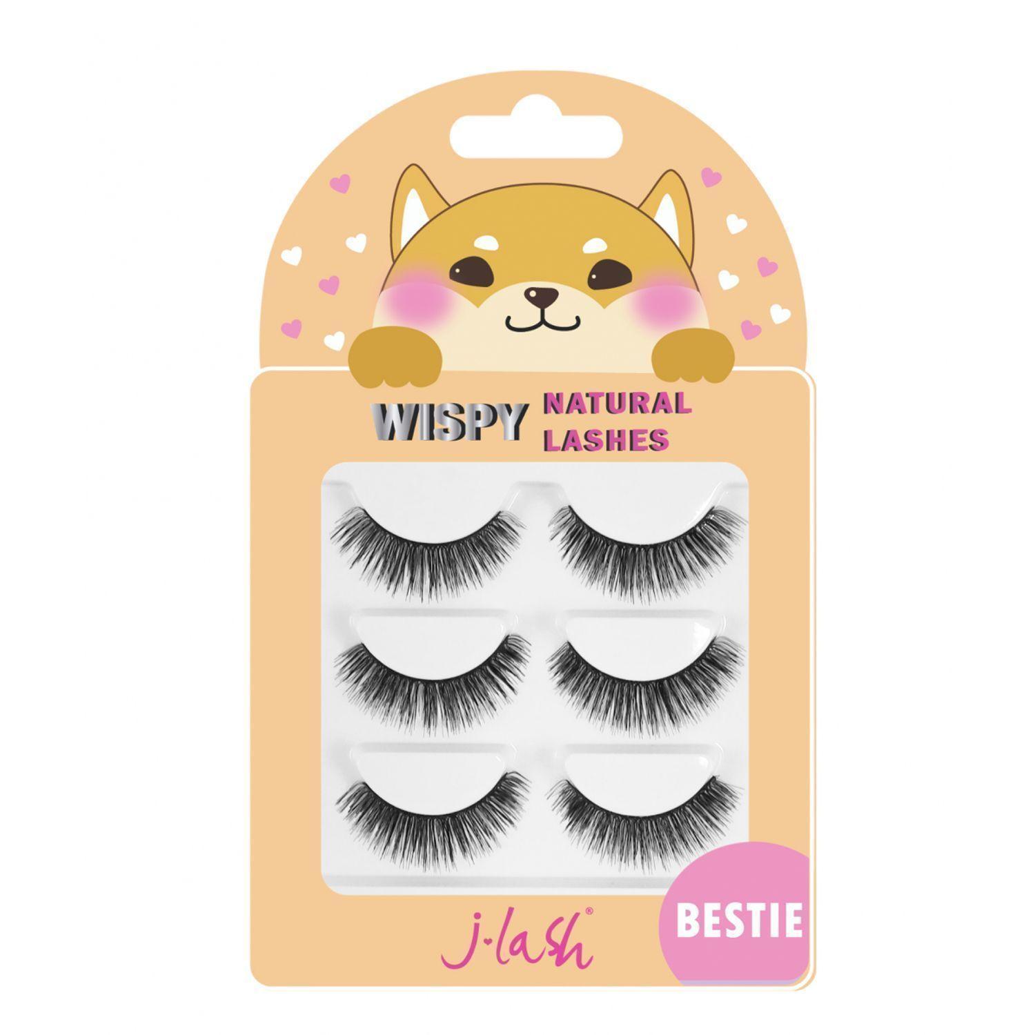 Kit Pestañas "Bestie" y "Boba" + Delineador Adhesivo "Stuck On You" Negro Rude Cosmetics-1