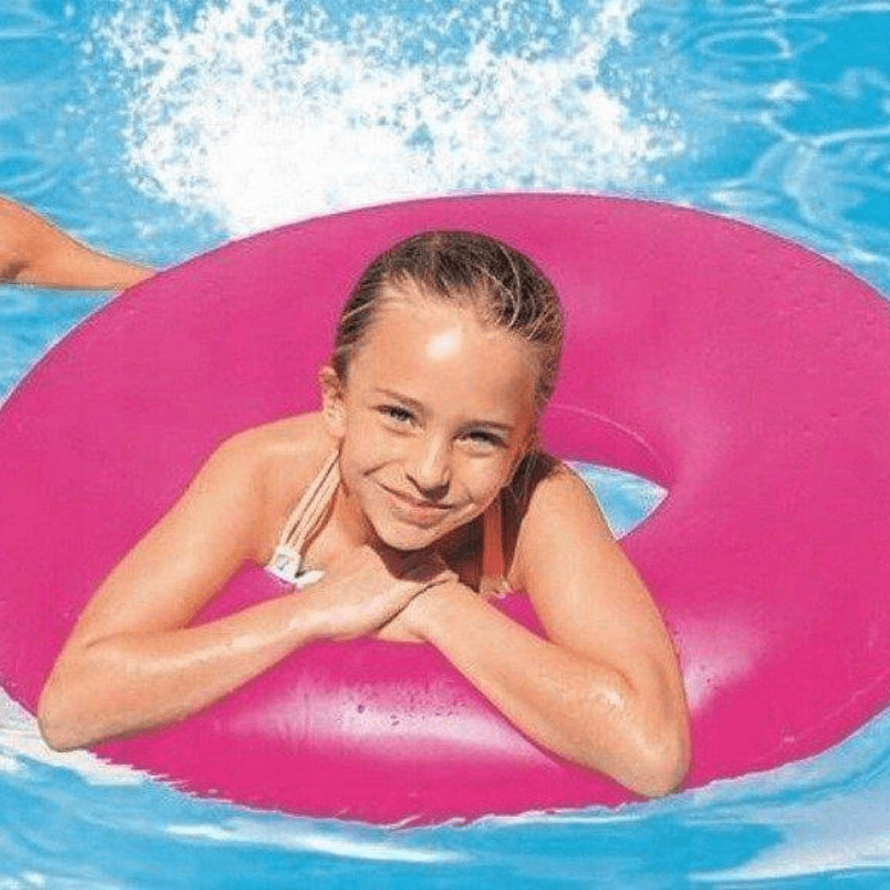 Flotador Inflable 91 Cm Neon Frost Tube Rosado-2