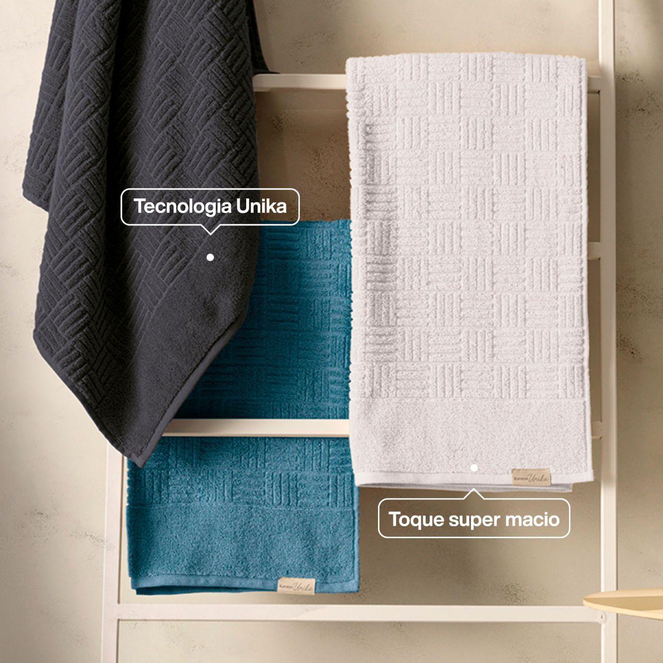 Sábana de baño Karsten Invicta 450gr 86 x 150 cm Blanca-2